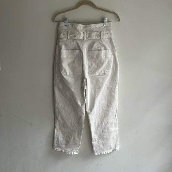 MARISSA WEBB White Canvas Pants Size 6 - Picture 7 of 8